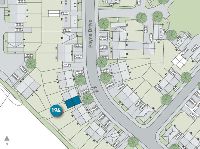 Site plan - artist's impression subject to change